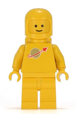 sp007: Yellow Classic Spaceman - Bricks and Minifigs Sioux Falls