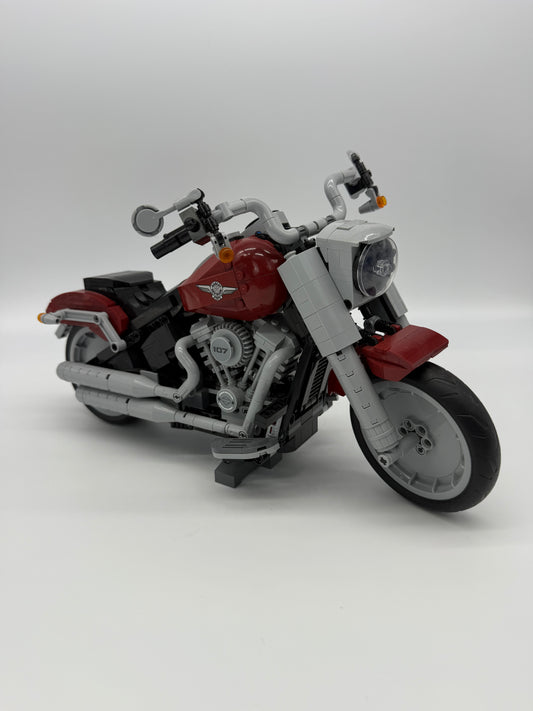 Harley Davidson Fat Boy - Bricks and Minifigs Sioux Falls