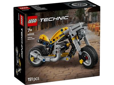 Yellow Motorcycle - Bricks and Minifigs Sioux Falls
