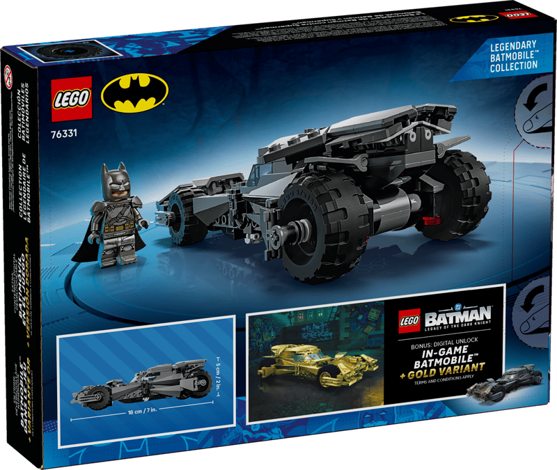 Batman v Superman Batmobile - Bricks and Minifigs Sioux Falls