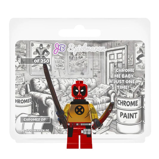 Chromed DP Custom Minifigure - Bricks and Minifigs Sioux Falls