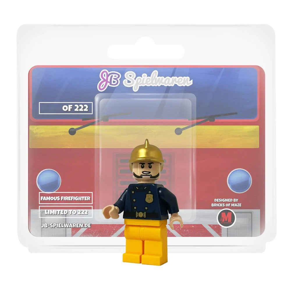 Famous Firefigher Custom Minifigure - Bricks and Minifigs Sioux Falls