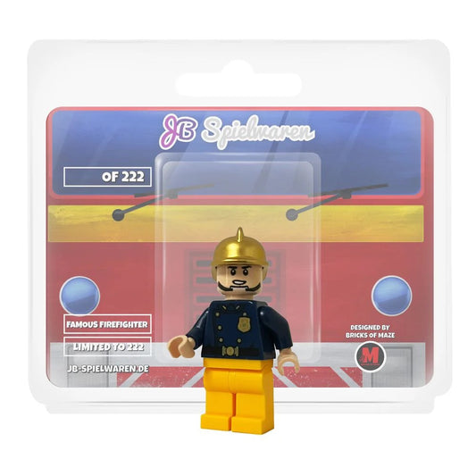 Famous Firefigher Custom Minifigure - Bricks and Minifigs Sioux Falls