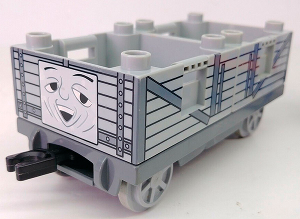 tms09: Duplo Troublesome Truck - 2 Wagons - Bricks and Minifigs Sioux Falls