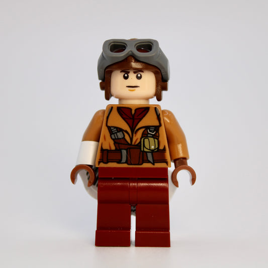 sw0641: Naboo Fighter Pilot - medium nougat jacket - Bricks and Minifigs Sioux Falls